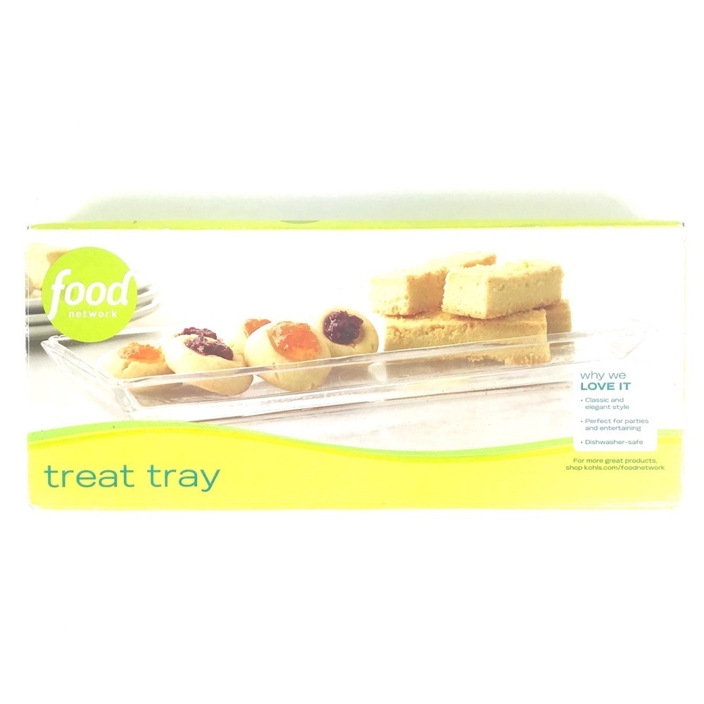 Food Network Glass Treat Tray